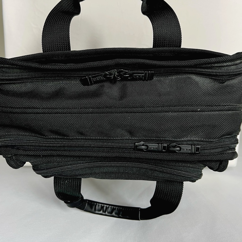 Tumi Black Ballistic Nylon Computer Briefcase Gem